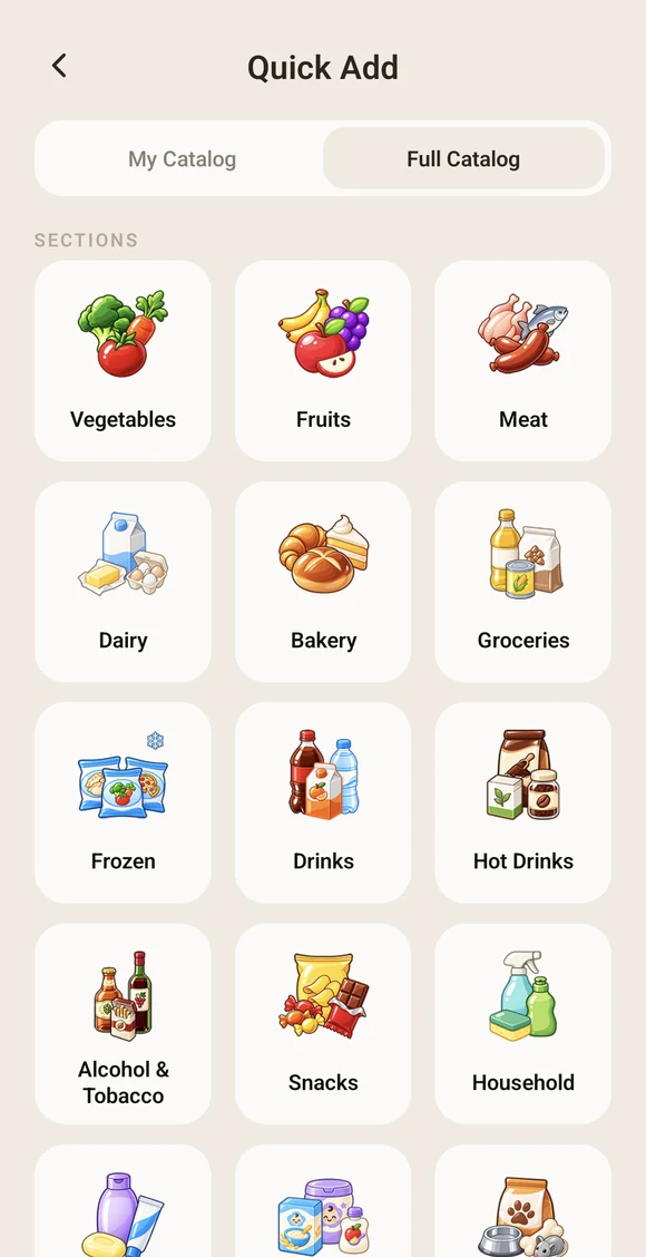Actual Listella Full Catalog with product categories